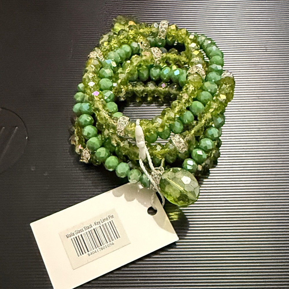 Sassy Jones Vibrant Green Bracelet Set